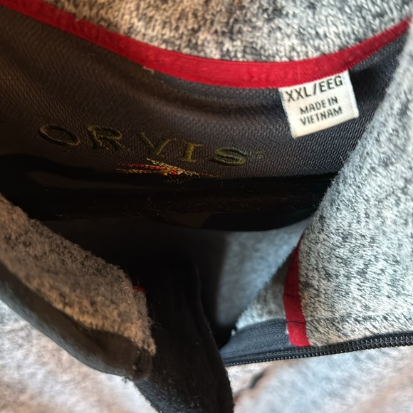 Men’s Orvis heathered grey vest‎ xxl - Picture 2 of 7